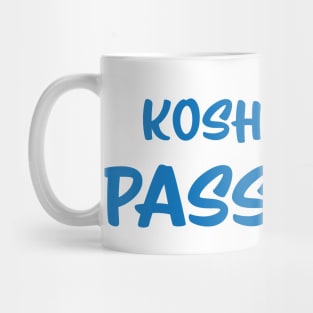 Kosher for Passover Design for Jewish holiday Pesach Star of David Mug